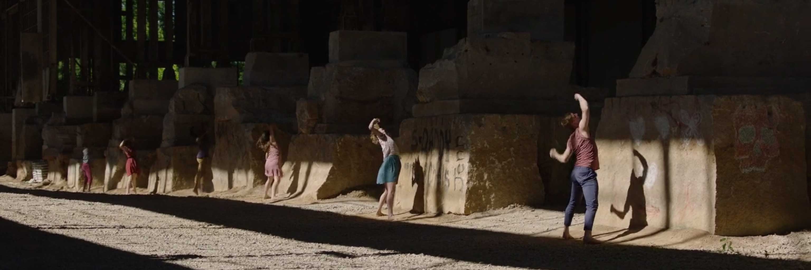 A still-shot from the video Breath | Light | Stone by Liz Shea.