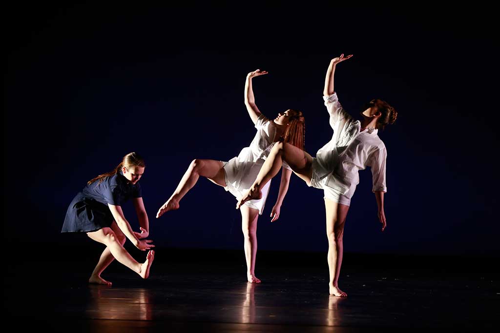 Dance scene from winter dance show.